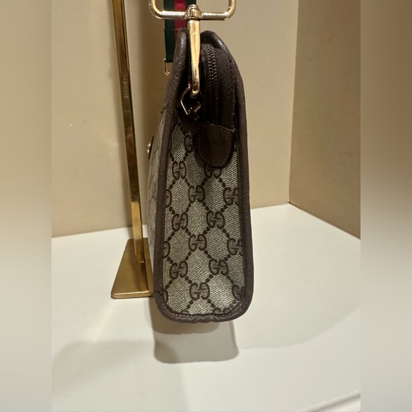 Gucci Accessories Collection Monogramam Vintage Pouch W/added Strap - Picture 6 of 14